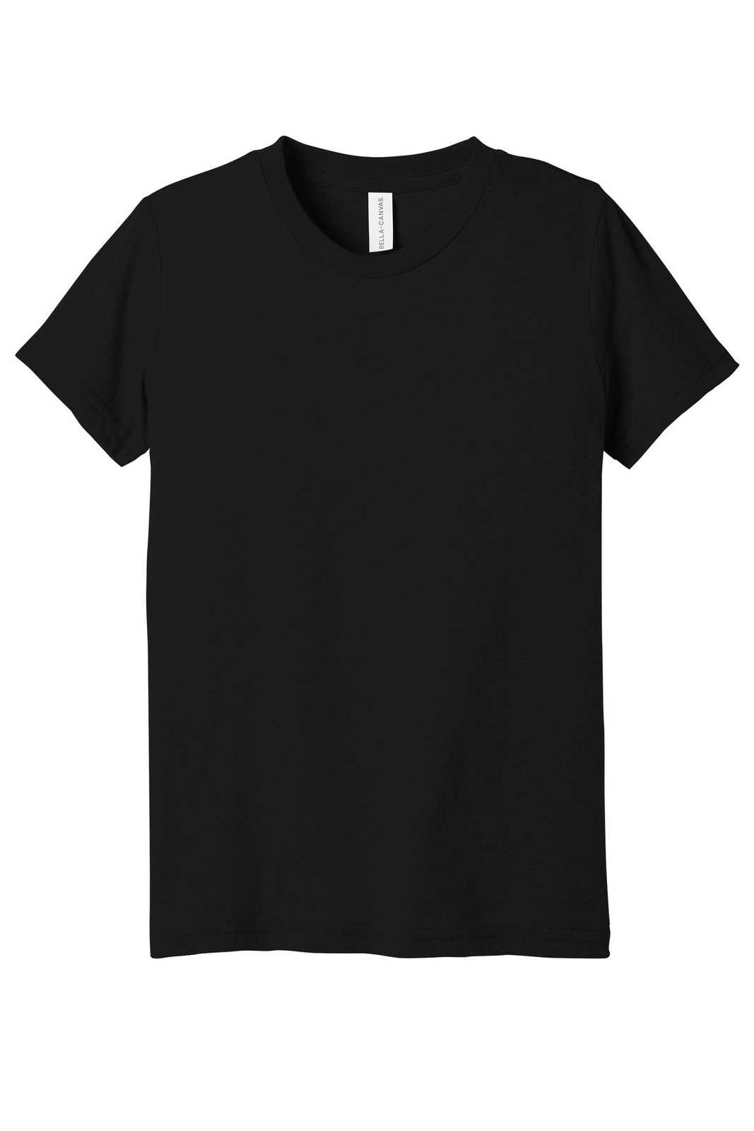 Bella + Canvas 3413Y Youth Triblend Short Sleeve Tee - Solid Black Triblend - HIT a Double