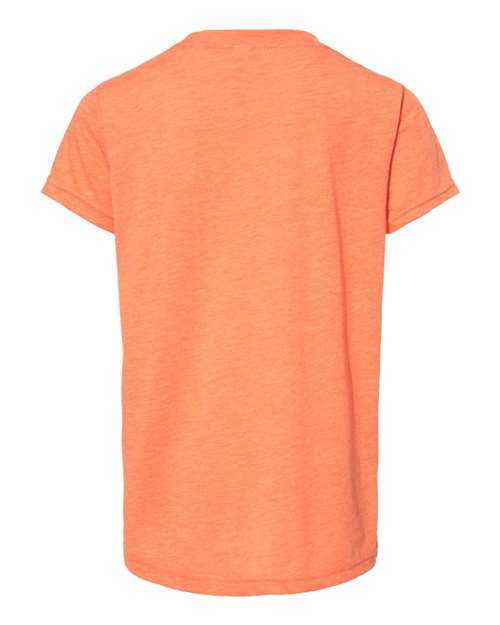 Bella + Canvas 3413Y Youth Triblend Tee - Orange Triblend - HIT a Double