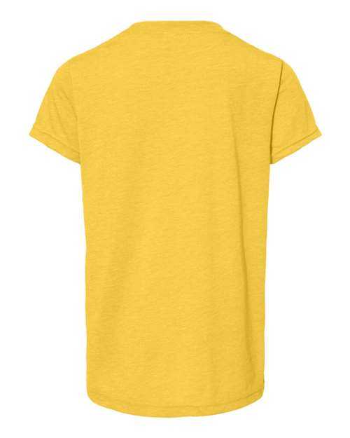 Bella + Canvas 3413Y Youth Triblend Tee - Yellow Gold Triblend - HIT a Double