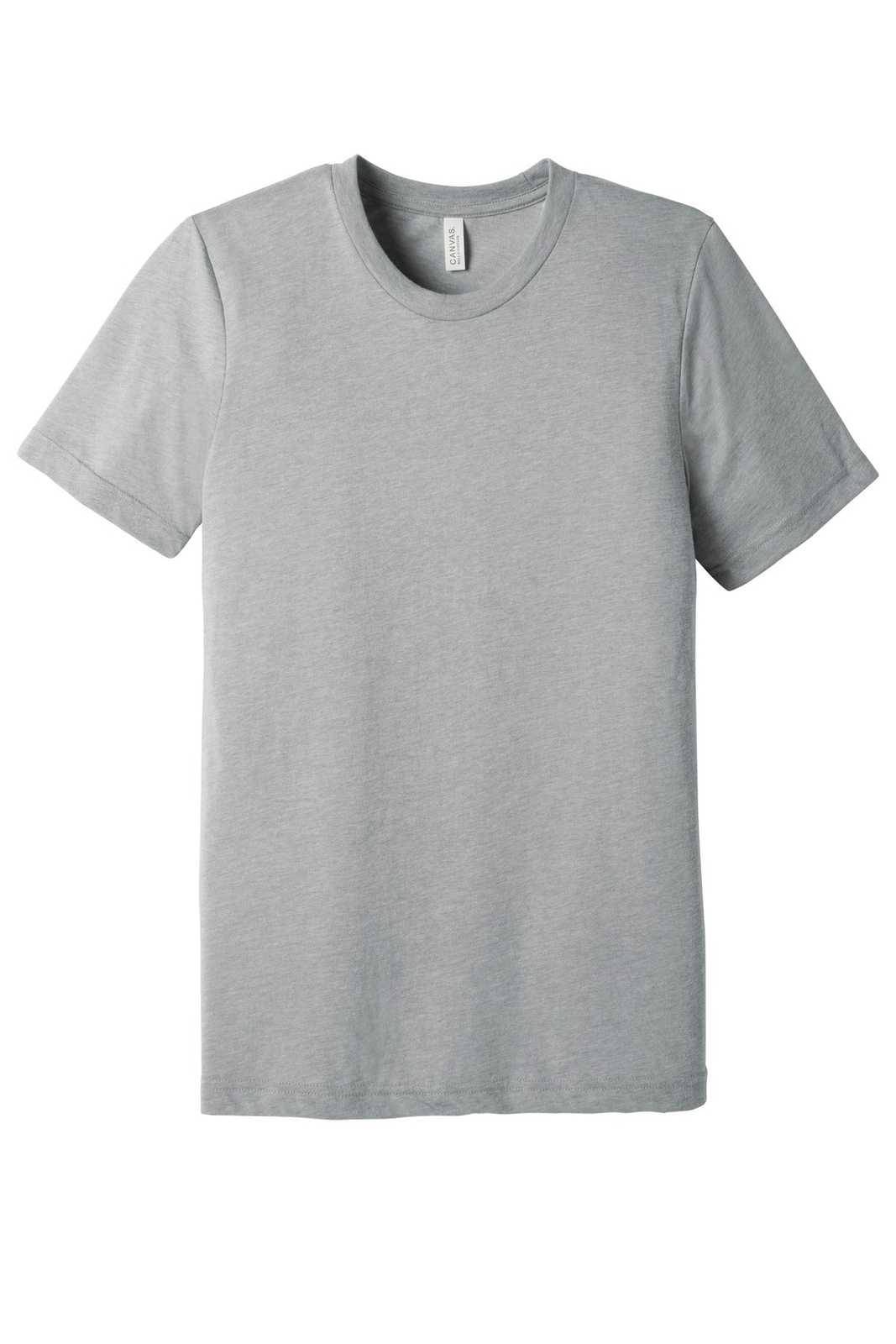 Bella + Canvas 3413 Unisex Triblend Short Sleeve Tee - Athletic Gray Triblend - HIT a Double