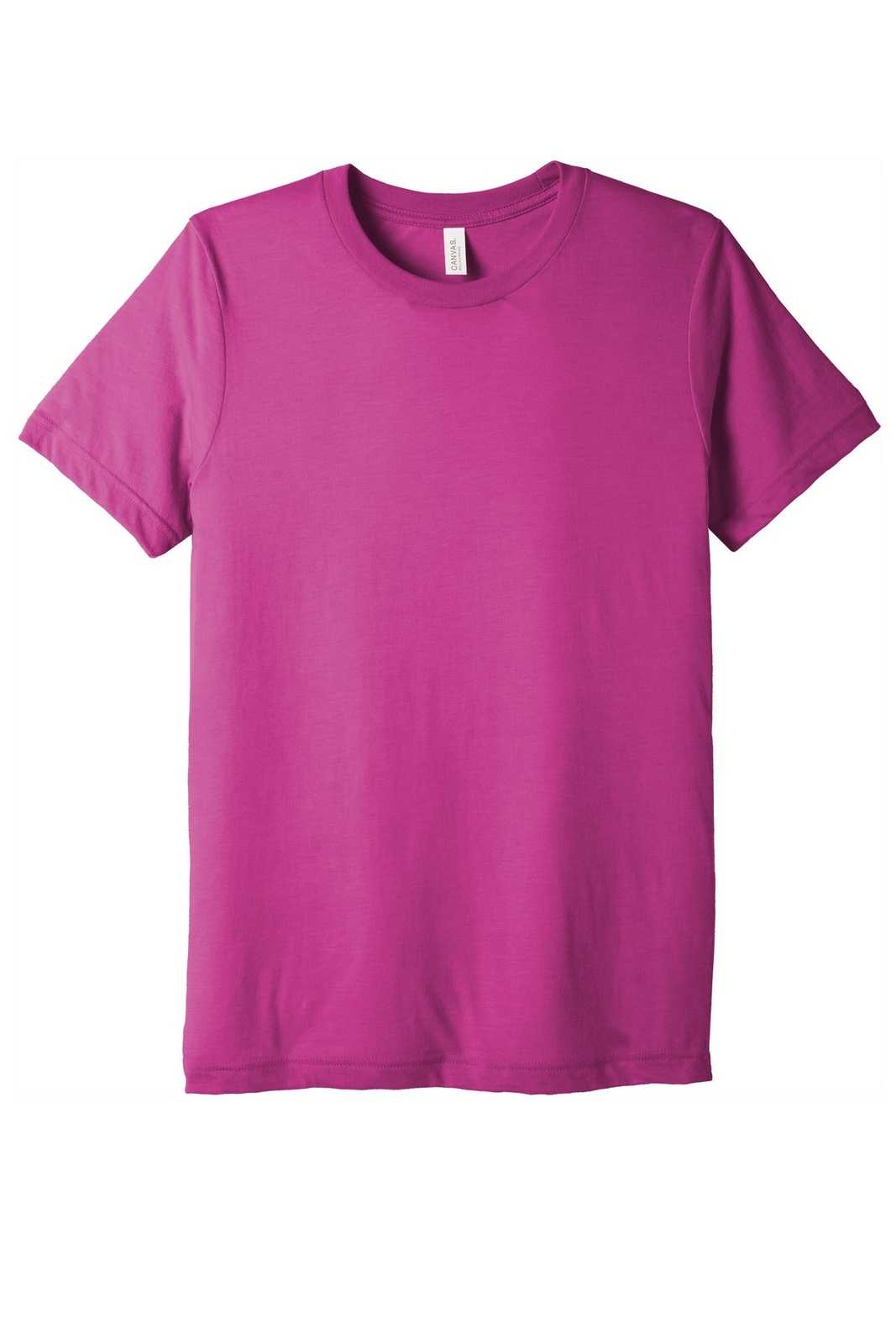 Bella + Canvas 3413 Unisex Triblend Short Sleeve Tee - Berry Triblend - HIT a Double