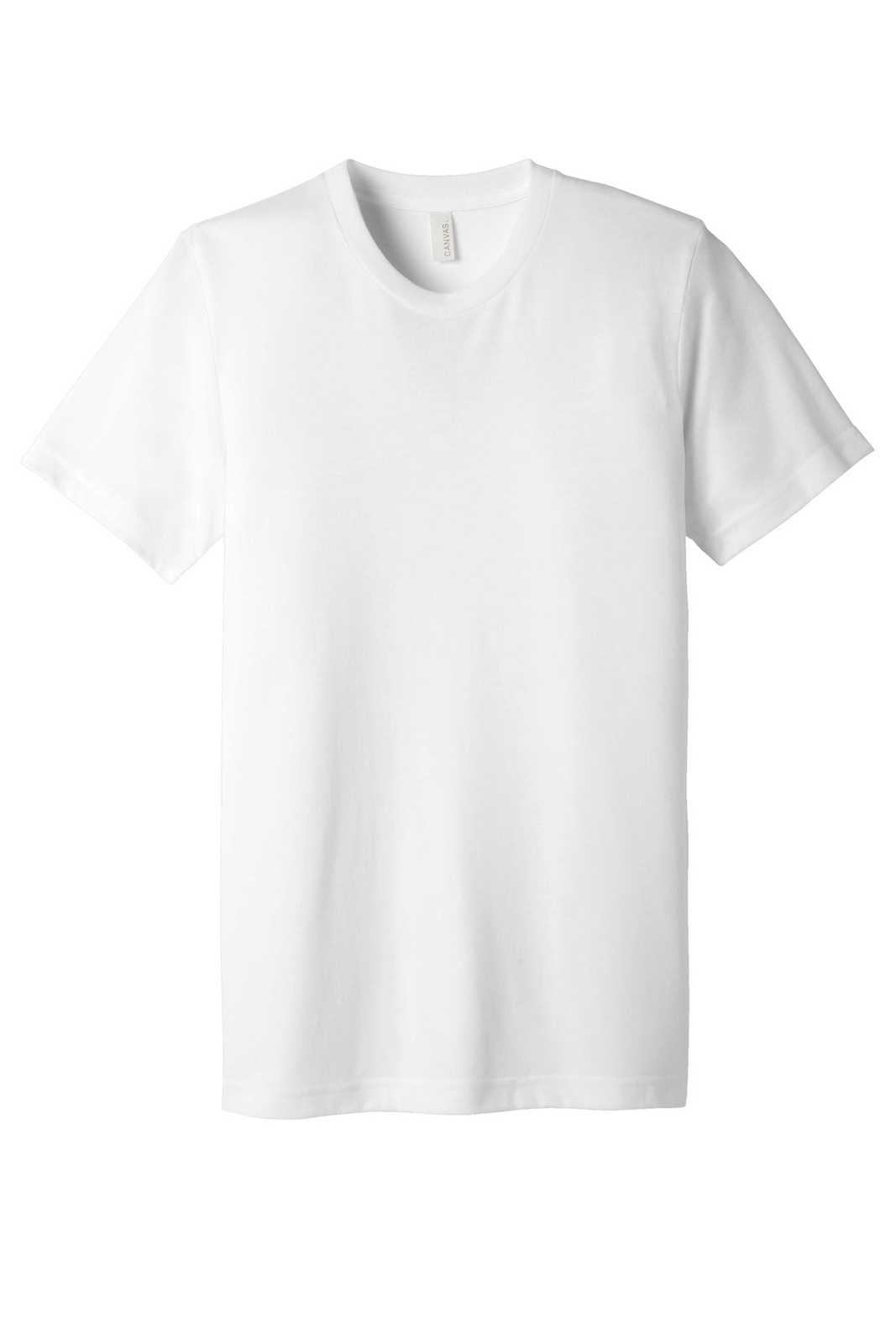 Bella + Canvas 3413 Unisex Triblend Short Sleeve Tee - Solid White Triblend - HIT a Double