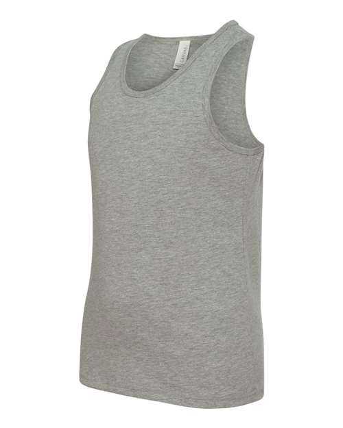 Bella + Canvas 3480Y Youth Jersey Tank - Athletic Heather - HIT a Double