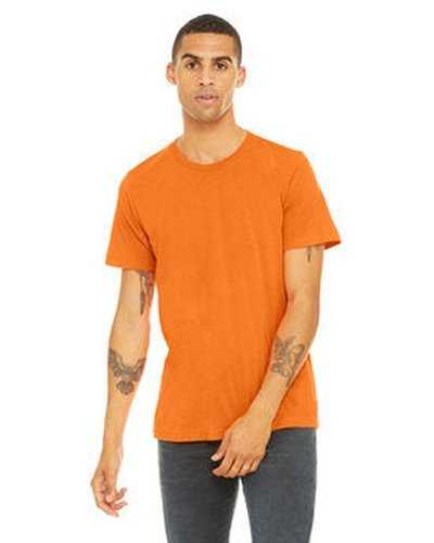 Bella + Canvas 3650 Unisex Poly-Cotton Short-Sleeve T-Shirt - Neon Orange - HIT a Double