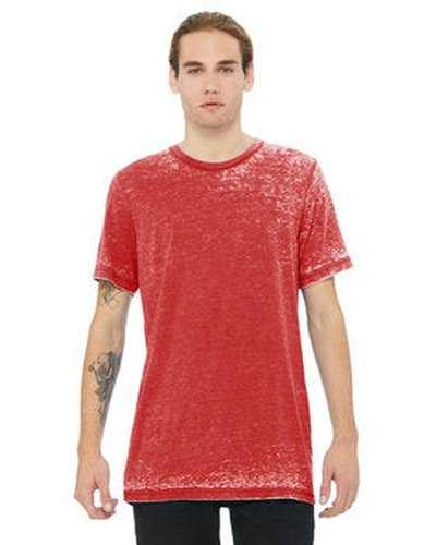 Bella + Canvas 3650 Unisex Poly-Cotton Short-Sleeve T-Shirt - Red Acid Wash - HIT a Double