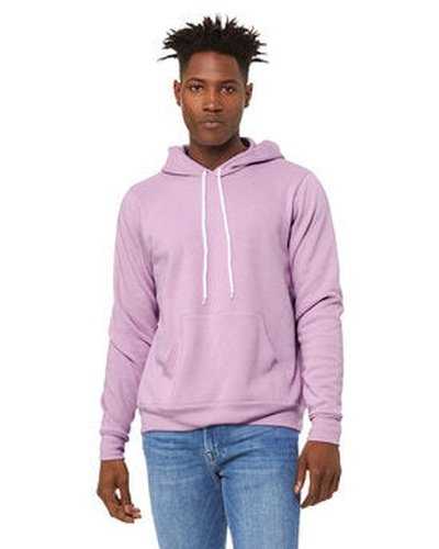 Bella + Canvas 3719 Unisex Sponge Fleece Pullover Hooded Sweatshirt - Lilac - HIT a Double