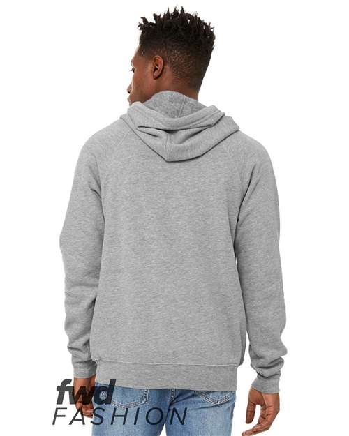 Bella + Canvas 3749 FWD Fashion Unisex Crossover Hoodie - Athletic Heather - HIT a Double