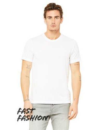 Bella + Canvas 3880C Unisex Viscose Fashion T-Shirt - White - HIT a Double