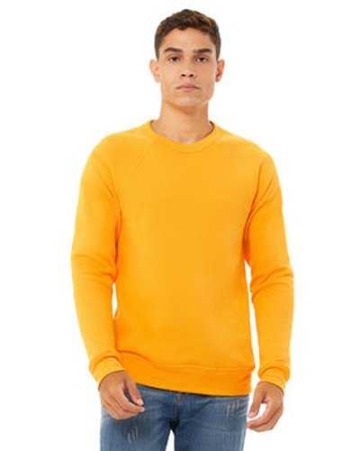 Bella + Canvas 3901 Unisex Sponge Fleece Crewneck Sweatshirt - Gold - HIT a Double