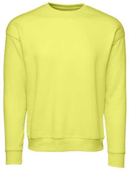Bella + Canvas 3945 Unisex Sponge Fleece Drop Shoulder Crewneck Sweatshirt - Strobe" - "HIT a Double