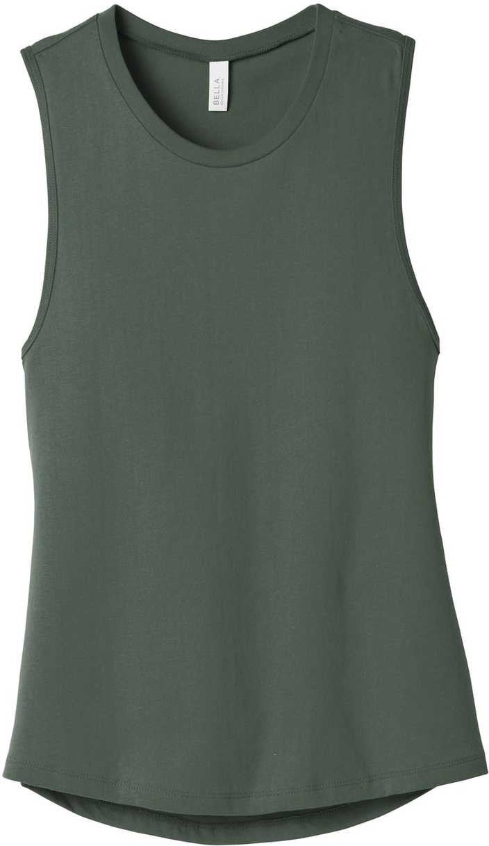 Bella Canvas 6003 Women s Jersey Muscle Tank Military Green