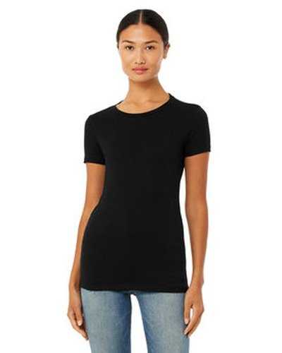 Bella + Canvas 6004 Ladies&#39; Slim Fit T-Shirt - Black Heather - HIT a Double