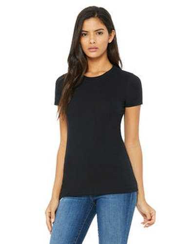 Bella + Canvas 6004 Ladies&#39; Slim Fit T-Shirt - Black - HIT a Double
