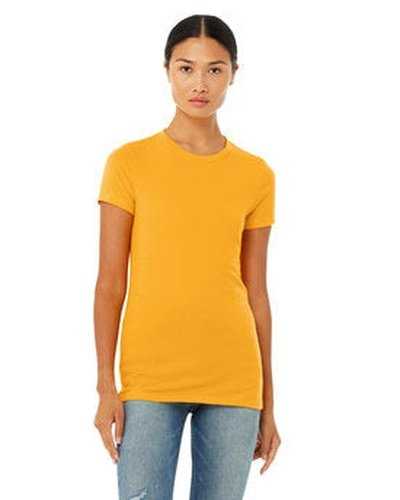 Bella + Canvas 6004 Ladies&#39; Slim Fit T-Shirt - Gold - HIT a Double