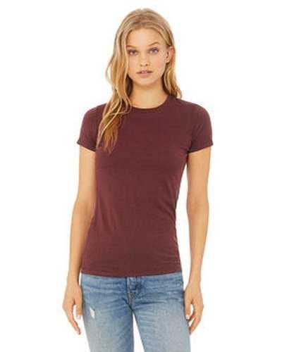 Bella + Canvas 6004 Ladies' Slim Fit T-Shirt - Heather Cardinal - HIT a Double