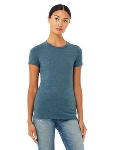 Bella + Canvas 6004 Ladies&#39; Slim Fit T-Shirt - Heather Deep Teal - HIT a Double