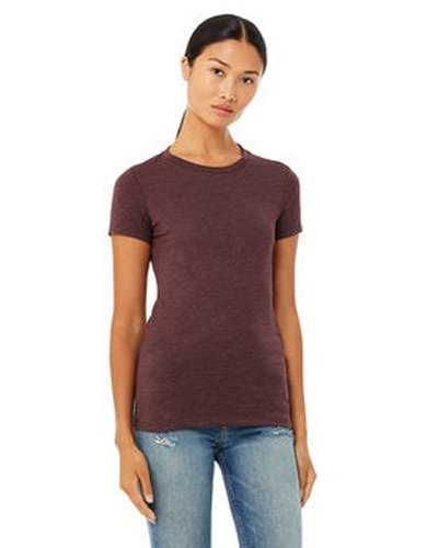 Bella + Canvas 6004 Ladies&#39; Slim Fit T-Shirt - Heather Maroon - HIT a Double