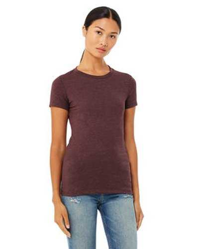Bella + Canvas 6004 Ladies' Slim Fit T-Shirt - Heather Maroon - HIT a Double