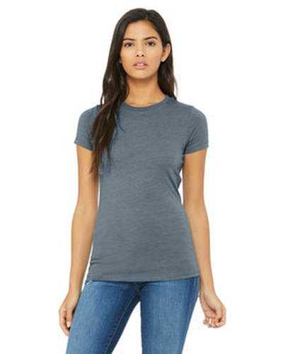 Bella + Canvas 6004 Ladies' Slim Fit T-Shirt - Heather Slate - HIT a Double