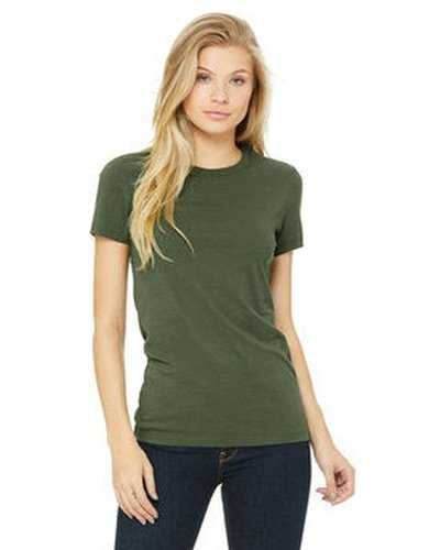 Bella + Canvas 6004 Ladies&#39; Slim Fit T-Shirt - Military Green - HIT a Double