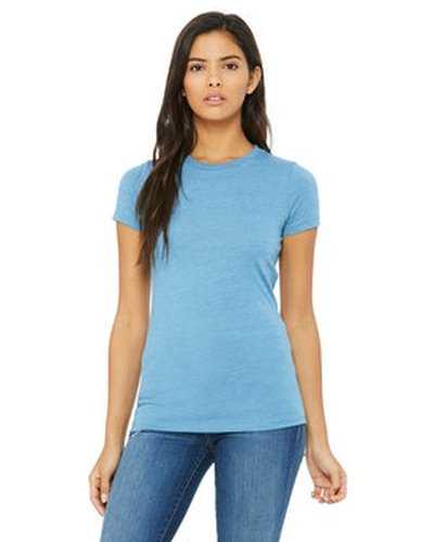 Bella + Canvas 6004 Ladies&#39; Slim Fit T-Shirt - Ocean Blue - HIT a Double