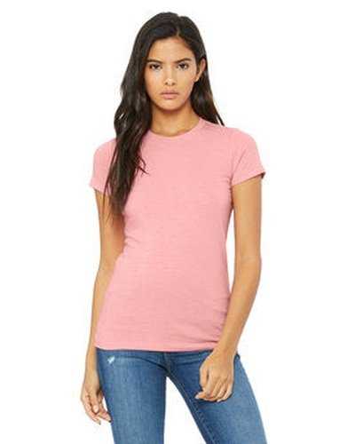Bella + Canvas 6004 Ladies&#39; Slim Fit T-Shirt - Pink - HIT a Double