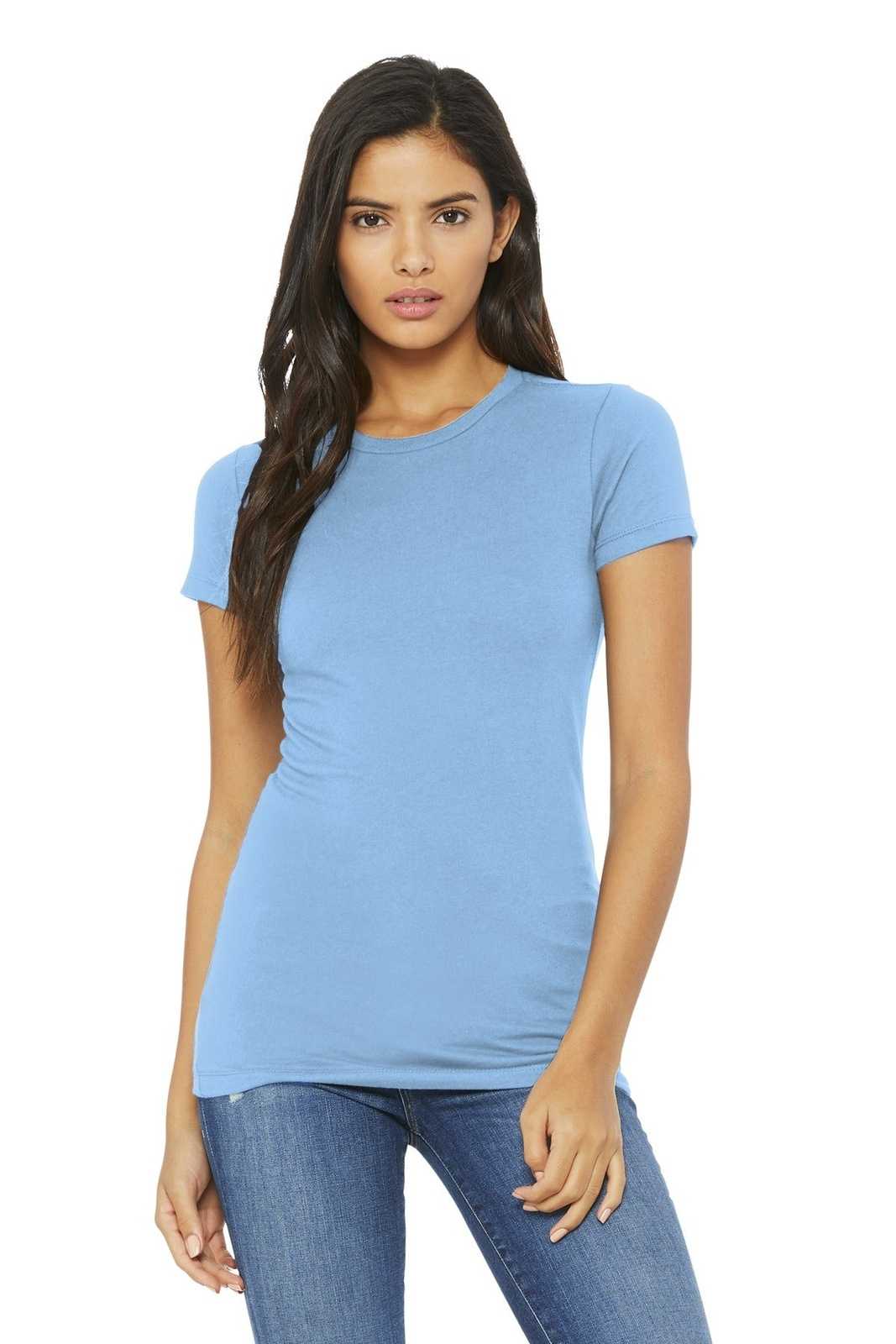 Bella + Canvas 6004 Women's The Favorite Tee - Baby Blue - HIT a Double