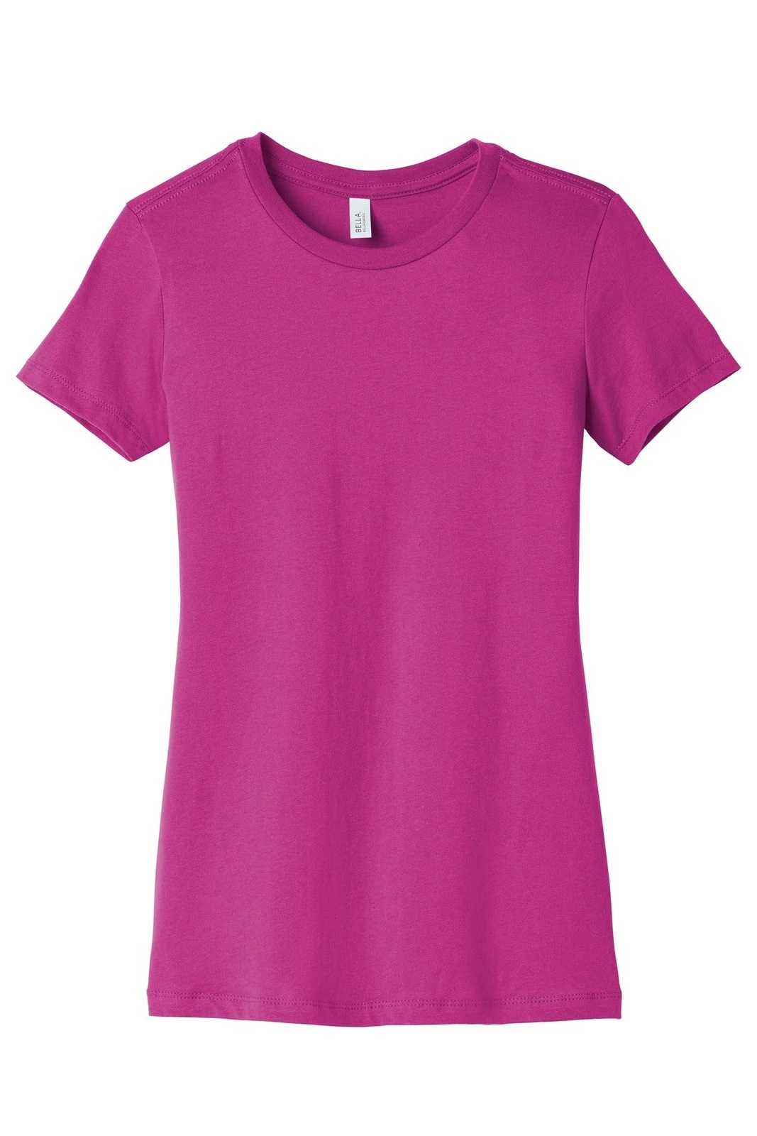 Bella + Canvas 6004 Women's The Favorite Tee - Berry - HIT a Double