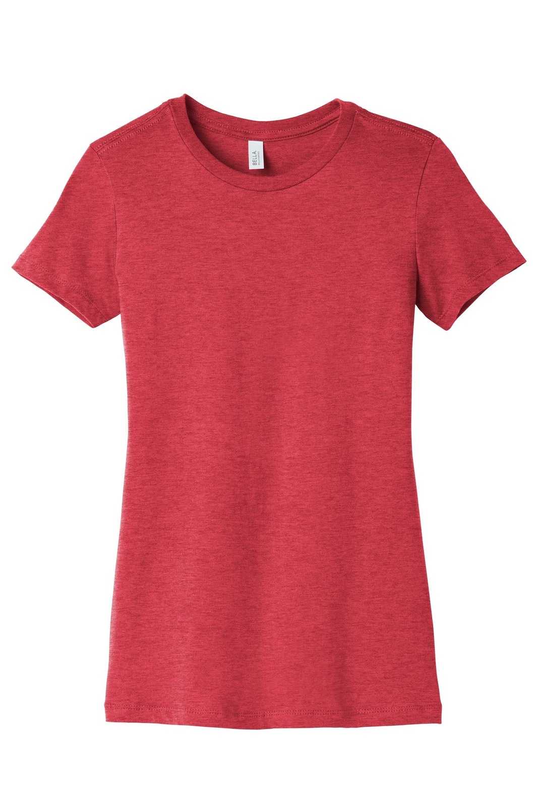 Bella + Canvas 6004 Women&#39;s The Favorite Tee - Heather Red - HIT a Double