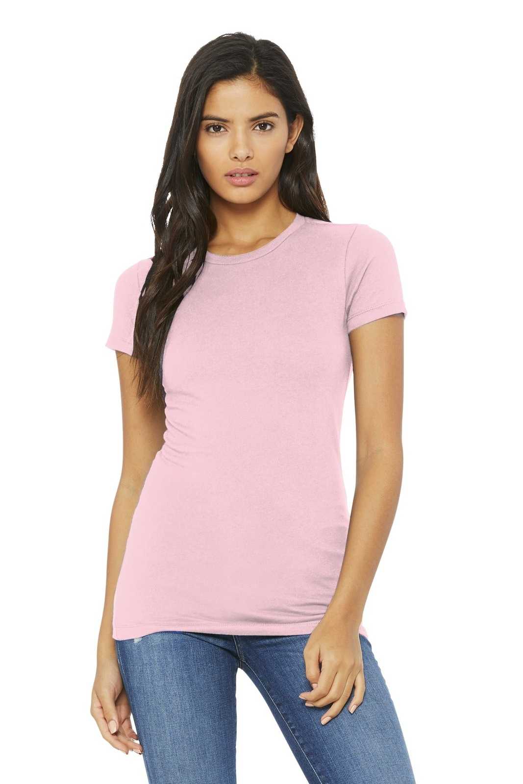 Bella + Canvas 6004 Women&#39;s The Favorite Tee - Pink - HIT a Double
