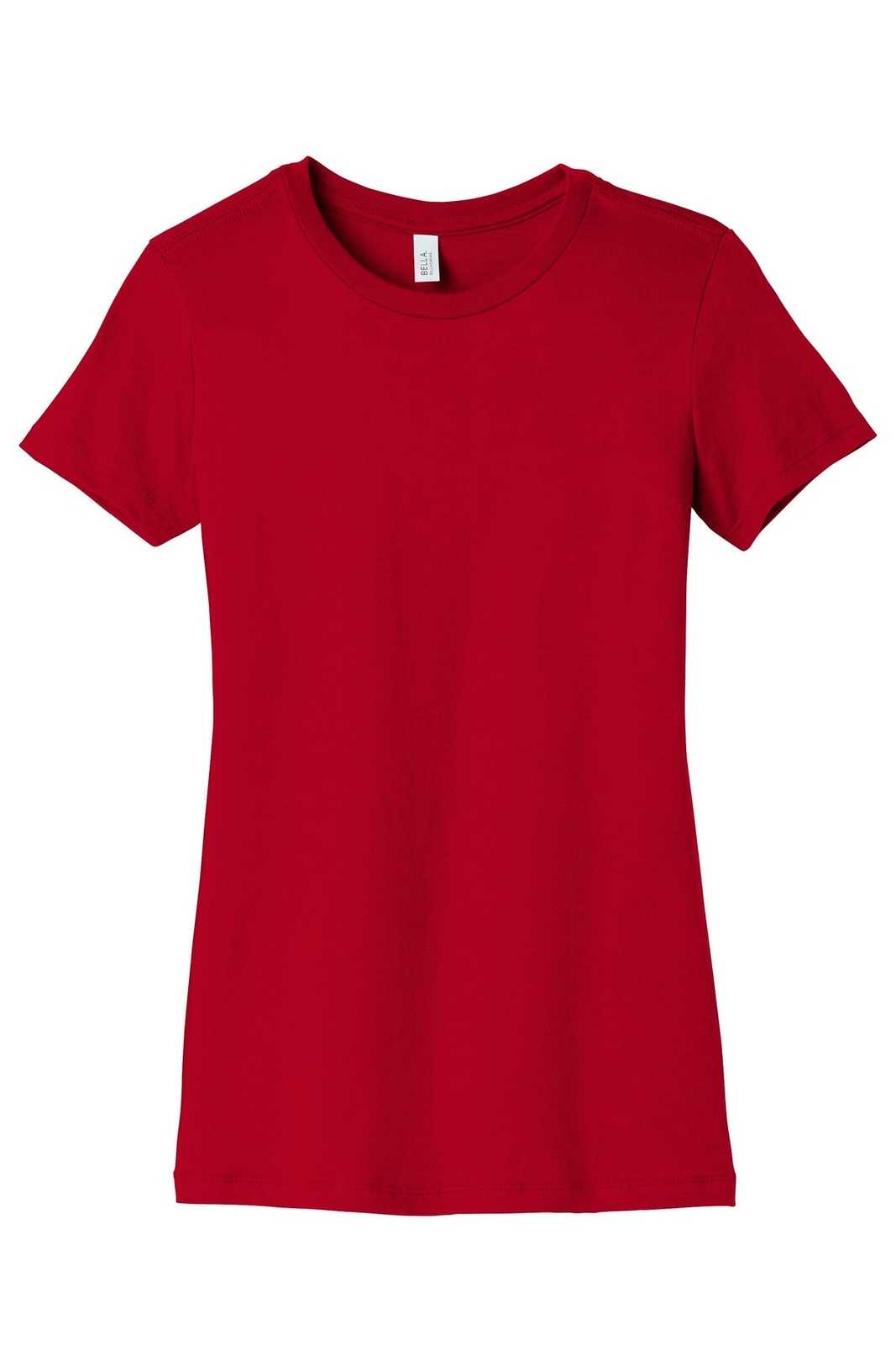 Bella + Canvas 6004 Women&#39;s The Favorite Tee - Red - HIT a Double