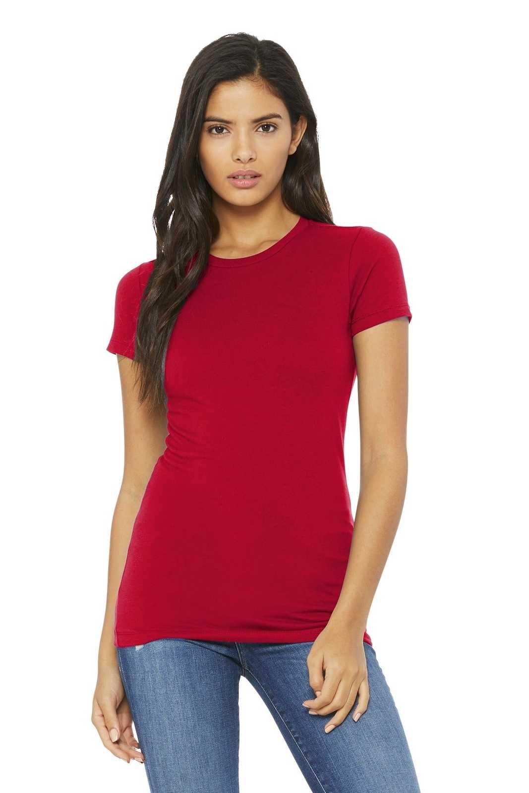 Bella + Canvas 6004 Women's The Favorite Tee - Red - HIT a Double