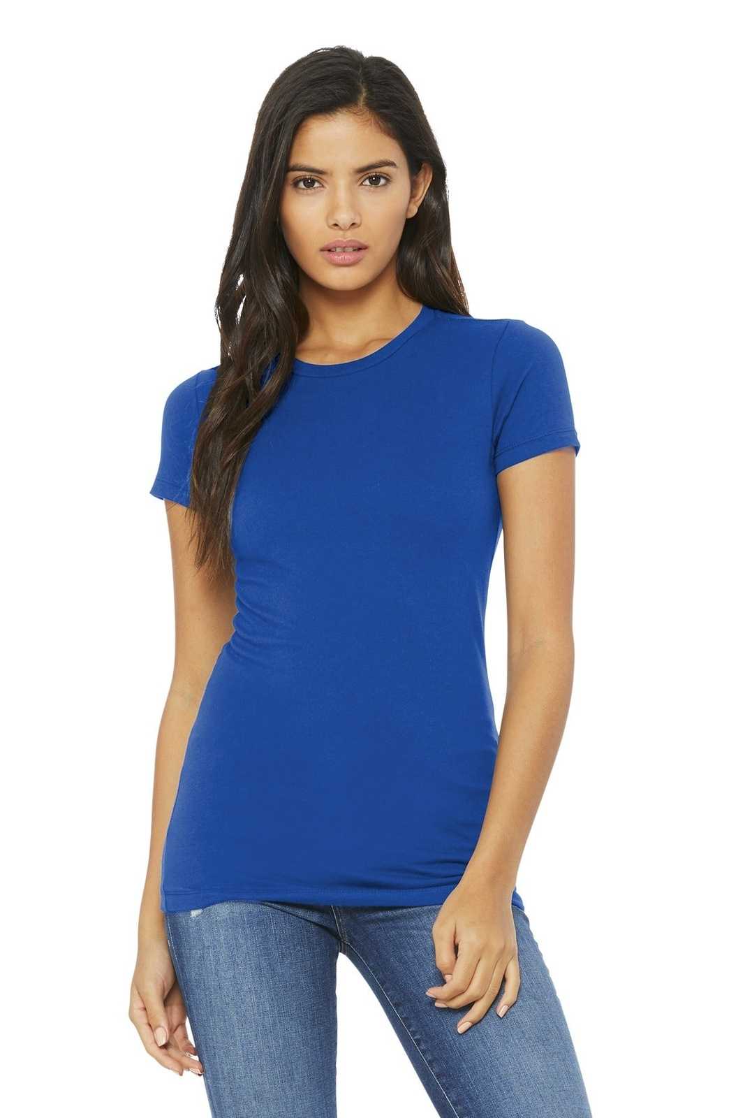 Bella + Canvas 6004 Women&#39;s The Favorite Tee - True Royal - HIT a Double