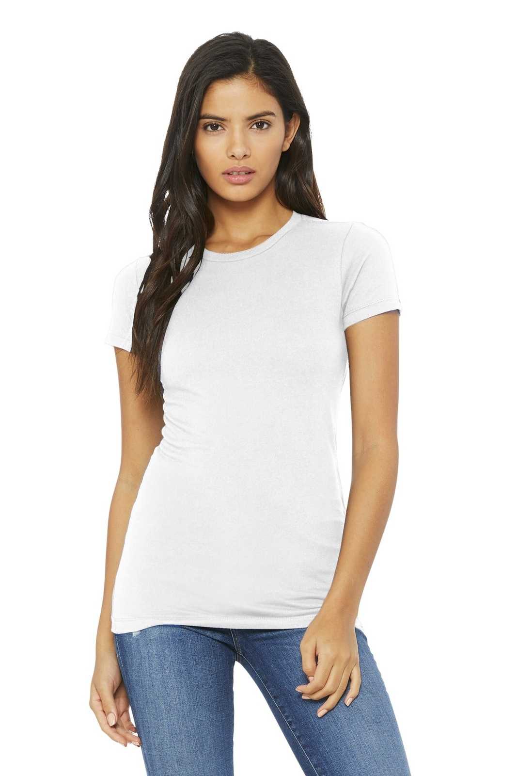 Bella + Canvas 6004 Women's The Favorite Tee - White - HIT a Double
