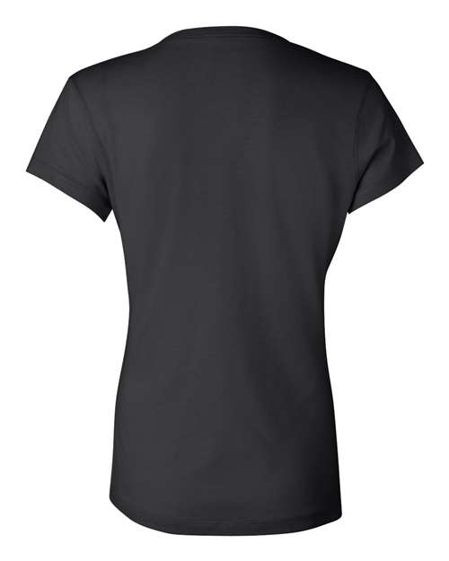 Bella + Canvas 6005 Womens Jersey V-Neck Tee - Black - HIT a Double