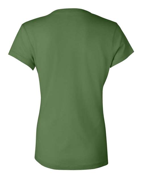 Bella + Canvas 6005 Womens Jersey V-Neck Tee - Leaf - HIT a Double