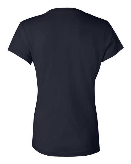 Bella + Canvas 6005 Womens Jersey V-Neck Tee - Navy - HIT a Double