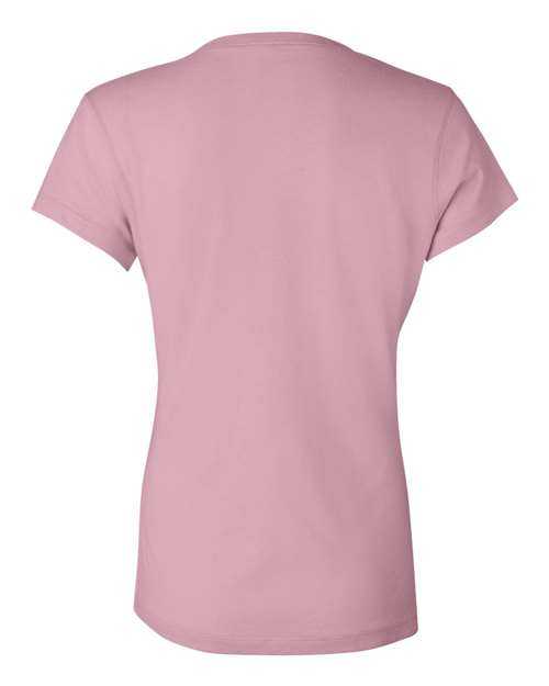 Bella + Canvas 6005 Womens Jersey V-Neck Tee - Pink - HIT a Double