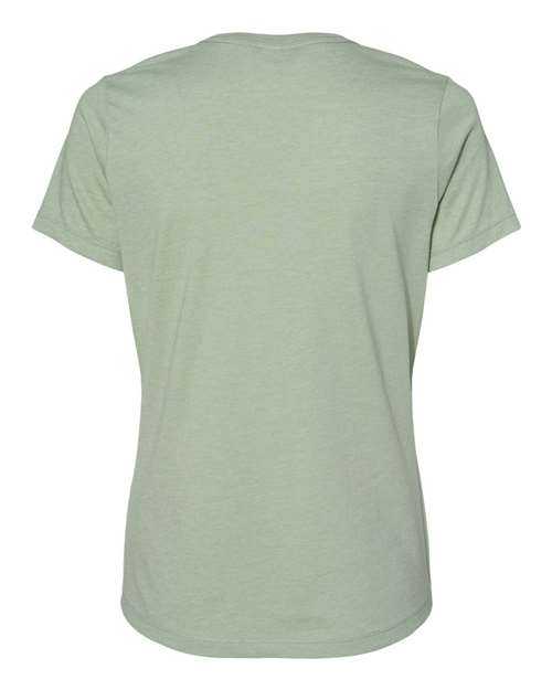 Bella + Canvas 6400CVC Womens Relaxed Fit Heather CVC Tee - Heather Sage - HIT a Double