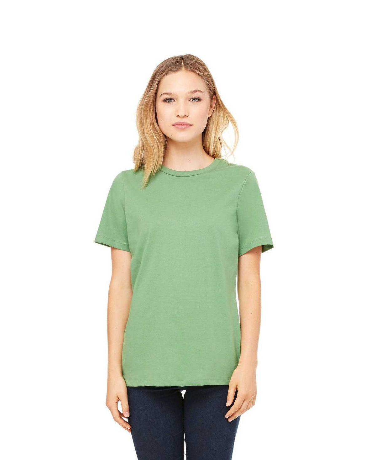 Bella + Canvas 6400 Women&#39;s Relaxed Jersey Short Sleeve Tee - Leaf - HIT a Double