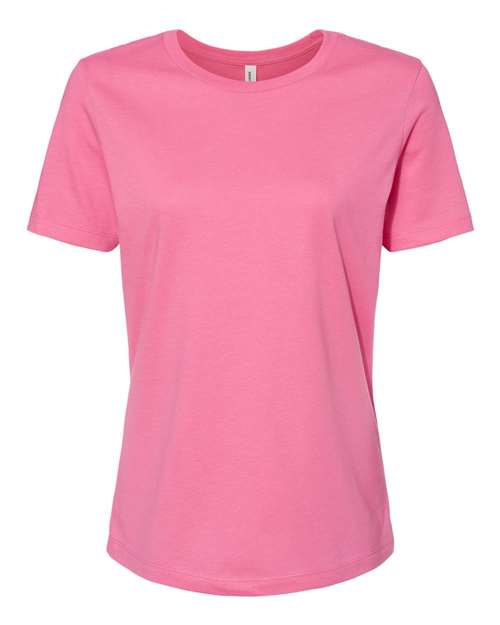 Bella + Canvas 6400 Womens Relaxed Jersey Tee - Charity Pink - HIT a Double