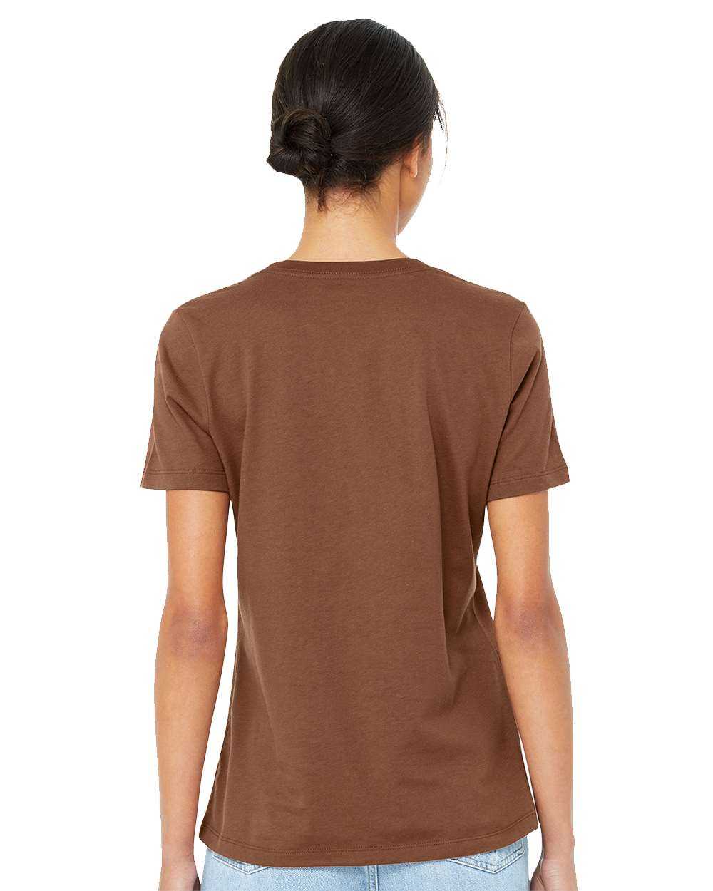 Bella + Canvas 6400 Womens Relaxed Jersey Tee - Chestnut - HIT a Double