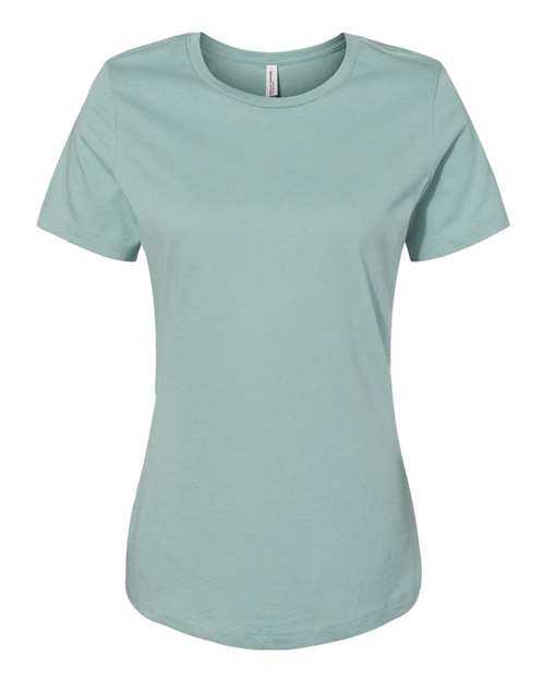 Bella + Canvas 6400 Womens Relaxed Jersey Tee - Dusty Blue - HIT a Double
