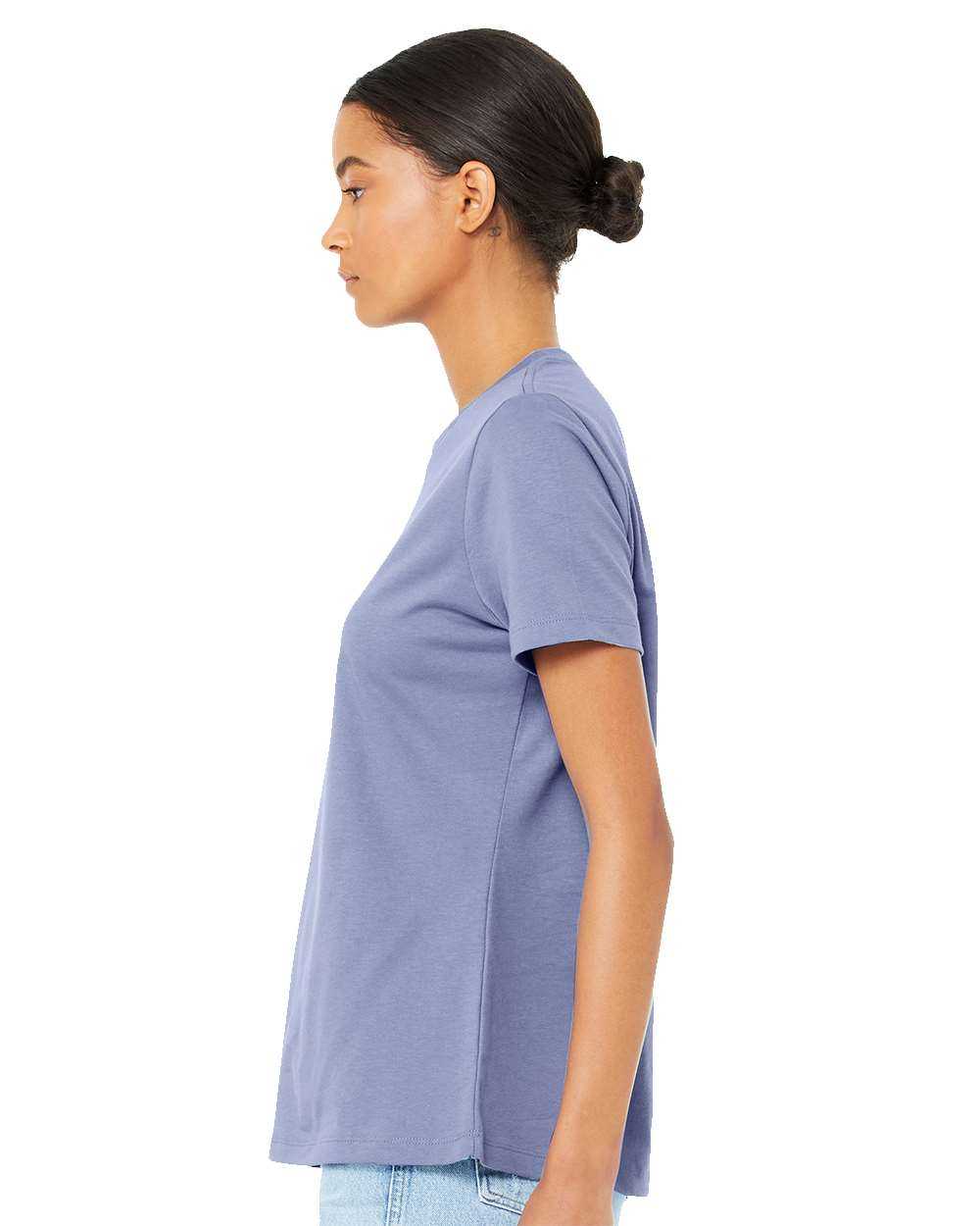 Bella + Canvas 6400 Womens Relaxed Jersey Tee - Lavender Blue - HIT a Double