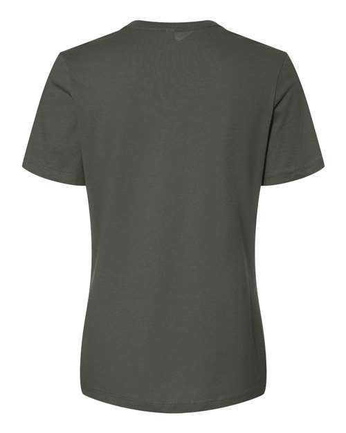 Bella + Canvas 6400 Womens Relaxed Jersey Tee - Military Green - HIT a Double