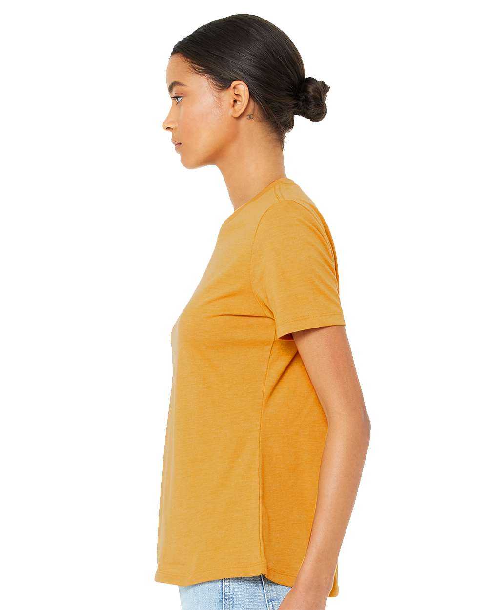 Bella + Canvas 6400 Womens Relaxed Jersey Tee - Mustard - HIT a Double