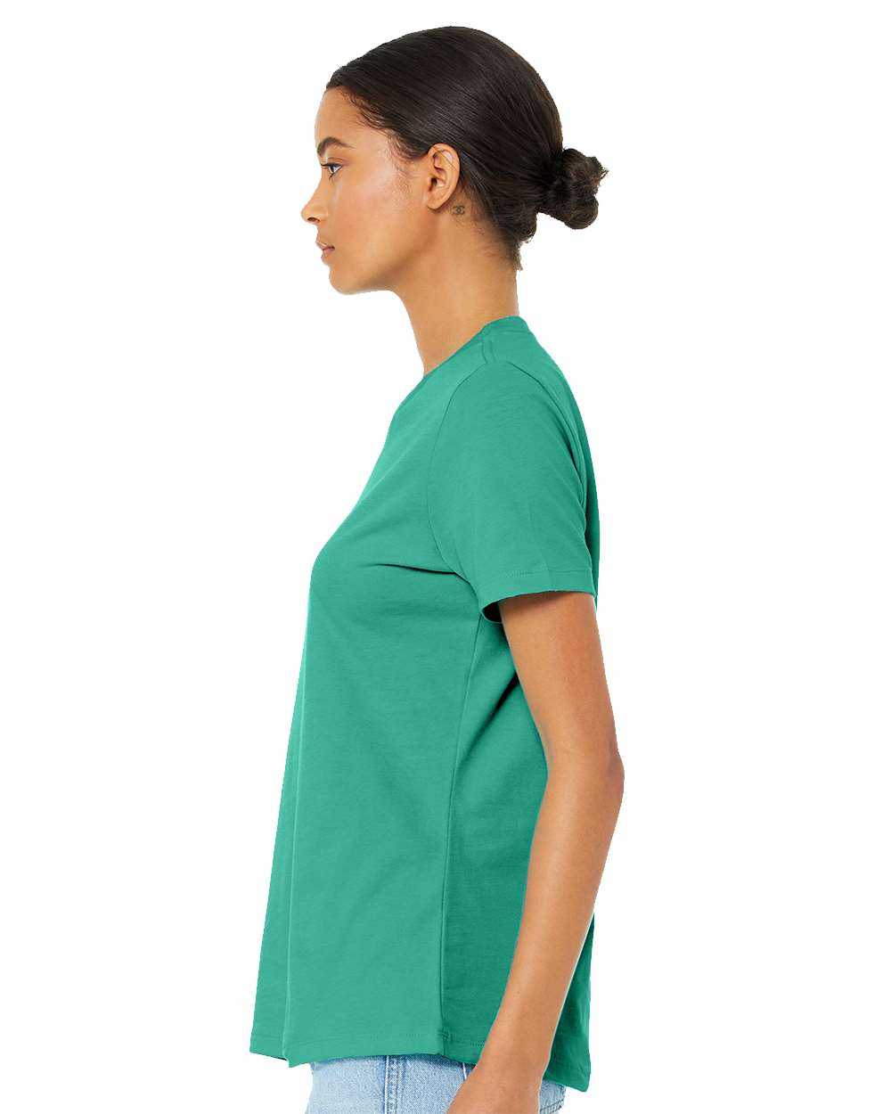 Bella + Canvas 6400 Womens Relaxed Jersey Tee - Teal - HIT a Double