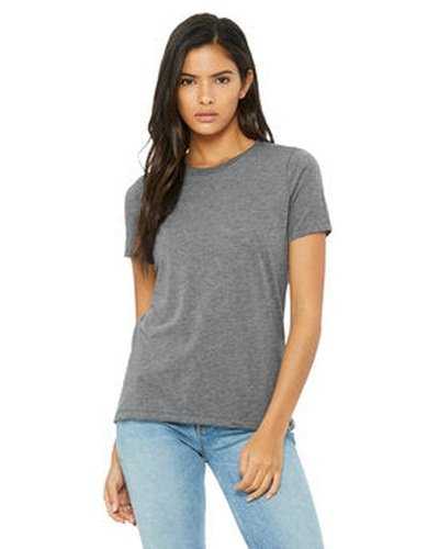 Bella + Canvas 6413 Ladies&#39; Relaxed Triblend T-Shirt - Gray Triblend - HIT a Double