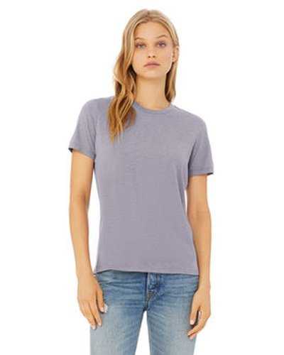 Bella + Canvas 6413 Ladies&#39; Relaxed Triblend T-Shirt - Storm Triblend - HIT a Double