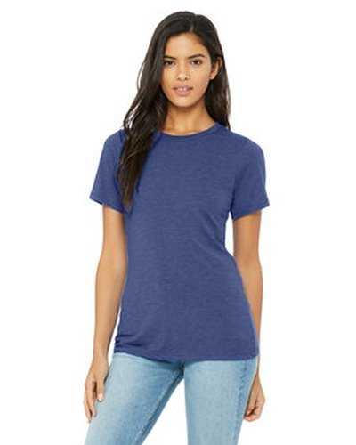 Bella + Canvas 6413 Ladies&#39; Relaxed Triblend T-Shirt - True Royal Triblend - HIT a Double